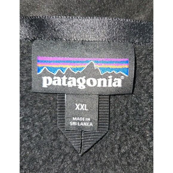 Patagonia Better Sweater Vest Fleece Full Zip Up Pockets Black Mens 2XL - Picture 5 of 10